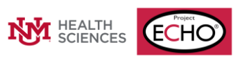 University of New Mexico Project ECHO logo.