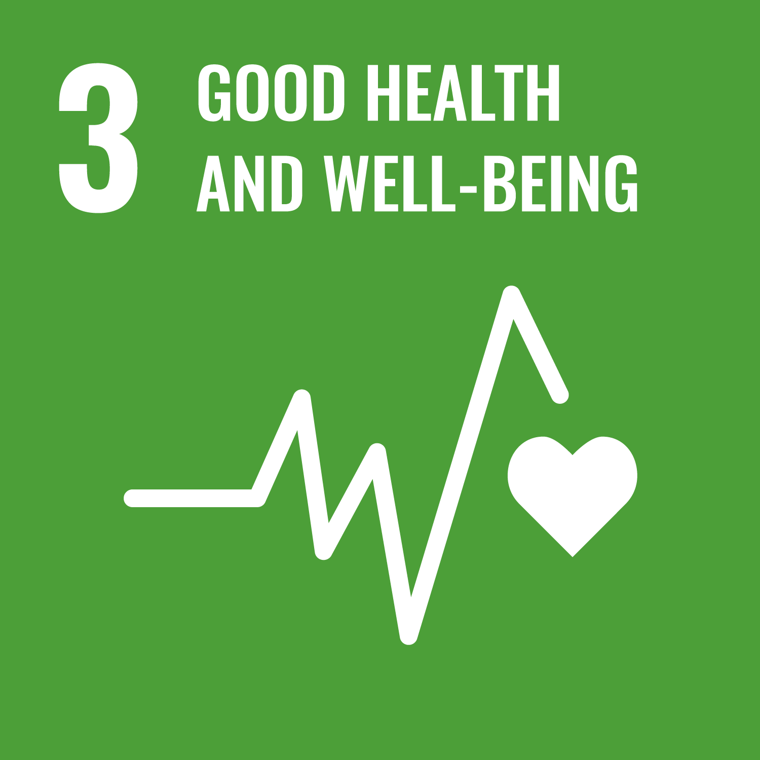 3: Good health and well-being.